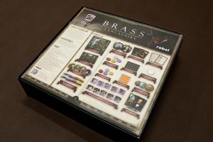 Insert do gry Brass: Lancashire (edycja deluxe) - Ułożenie elementów w pudełku