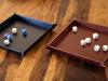  Tacka na kości (dice tray) - #02 Klasyczna granatowa  oraz #01 Klasyczna brązowa 