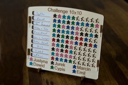 Tablica Challenge 10x10 Personalizowana