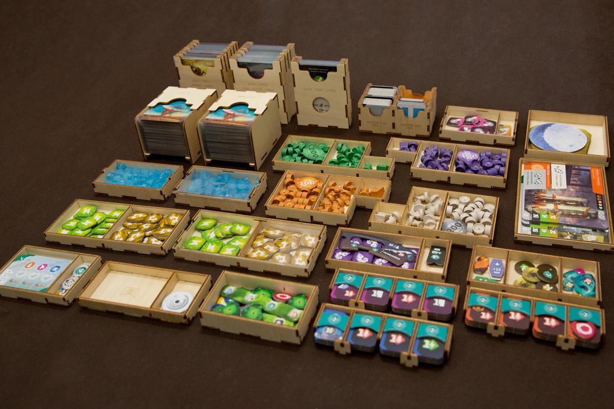 Insert do gry SETI z dodatkiem Agencje Kosmiczne